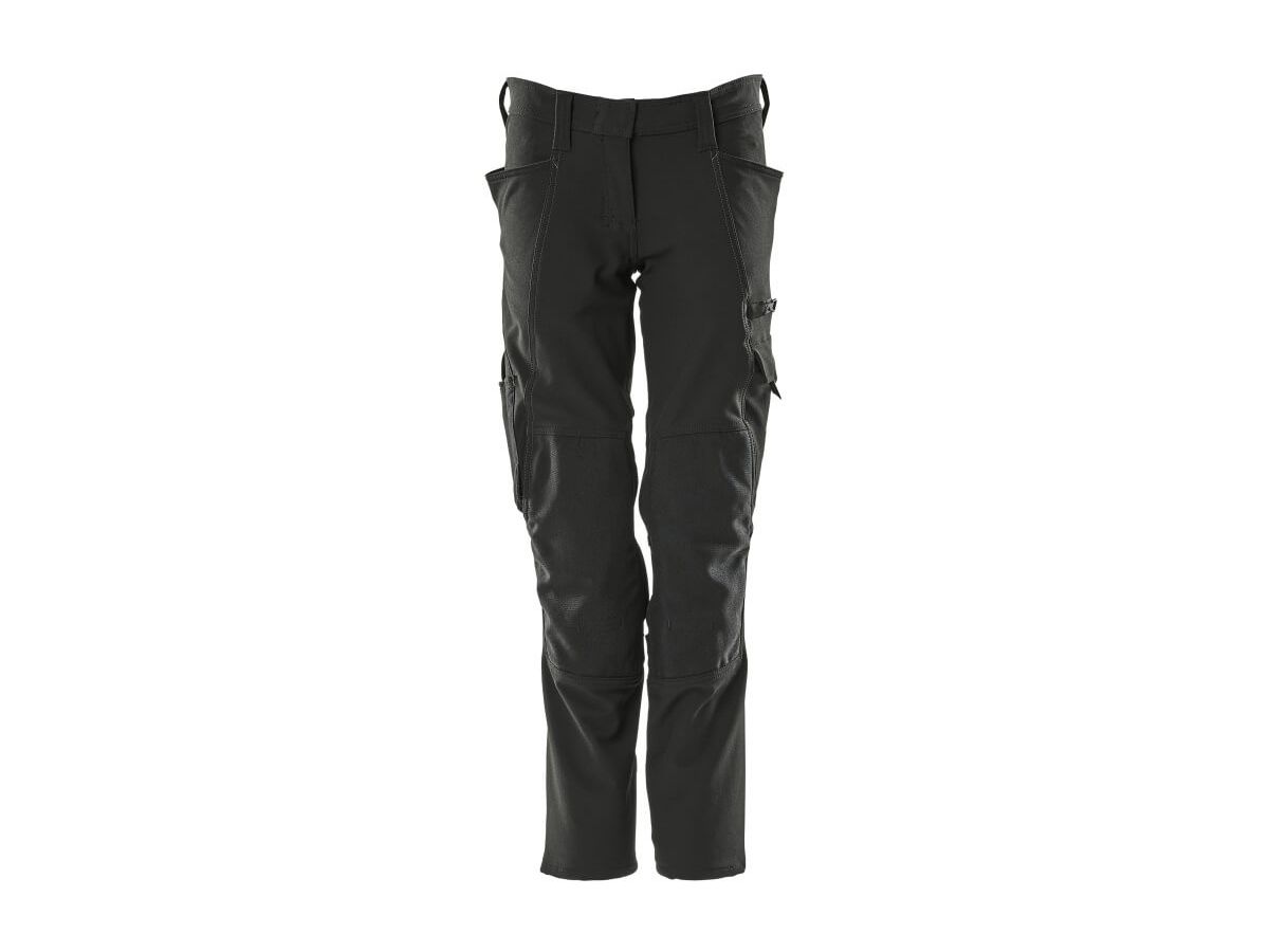 Hose, Pearl, Knietaschen, Gr. 76C34 - schwarz, Damen, Stretch, 88% PES 12% EOL