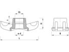 Universal-Anbohrschelle PN 16  IG 11/4" - DN 65 bis DN 500  3520