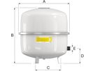 Druckausdehnungsgefässe FLAMCO Flexcon - Solar 8-80