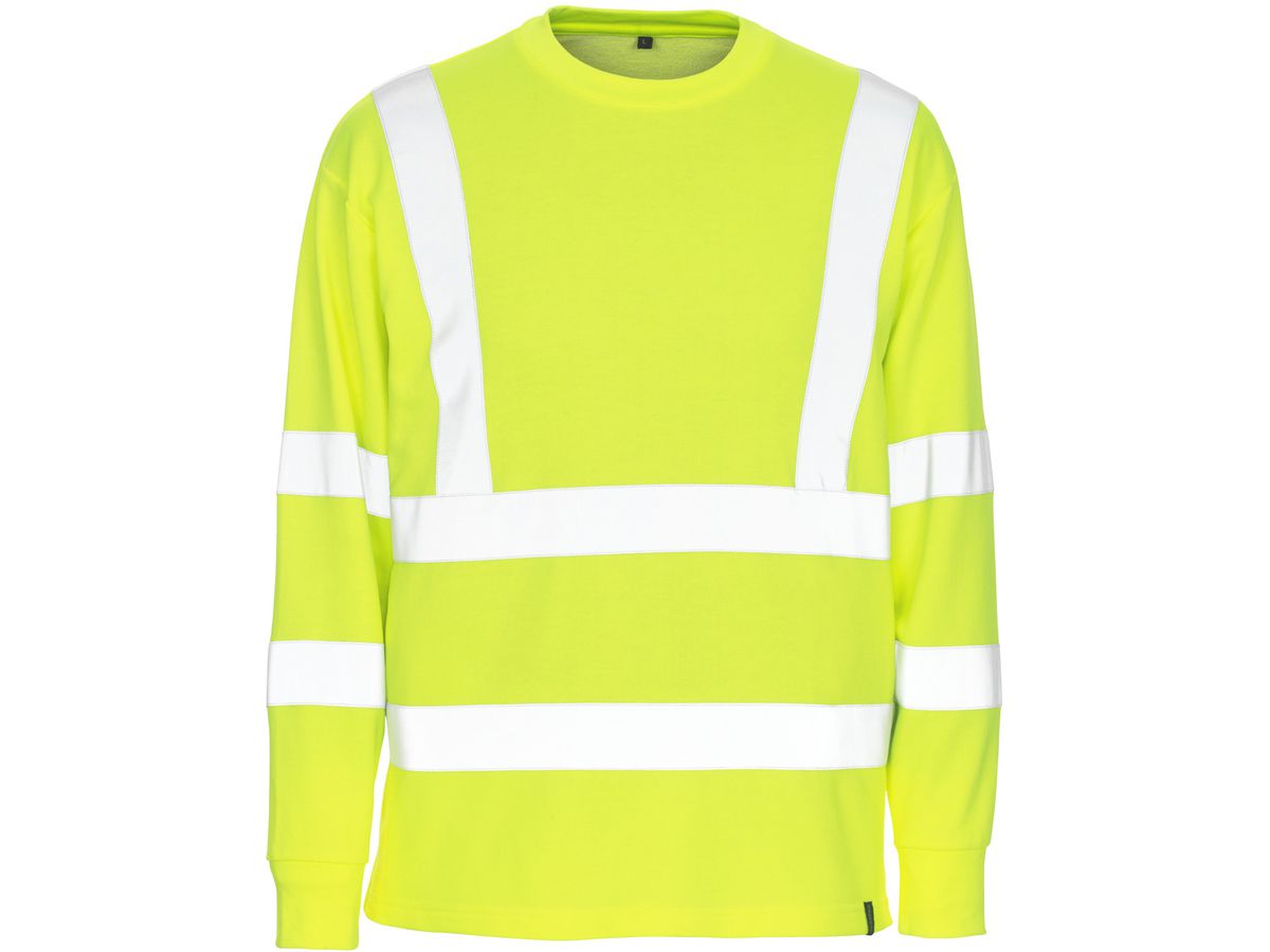 Melita Sweatshirt hi-vis gelb Grösse S - 50% Polyester / 50% Baumwolle  245 g/m²