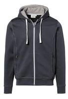 Kapuzenjacke Bonded ECO Gr. 2XL - karbongrau/silber