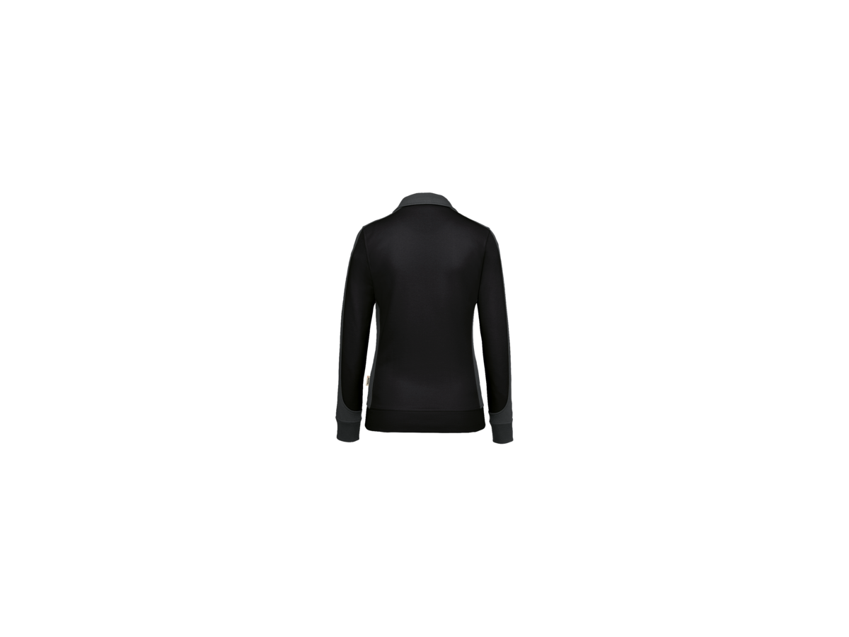 Damen-Sw.Ja. Co. Perf. 5XL schwarz/anth. - 50% Baumwolle, 50% Polyester, 300 g/m²