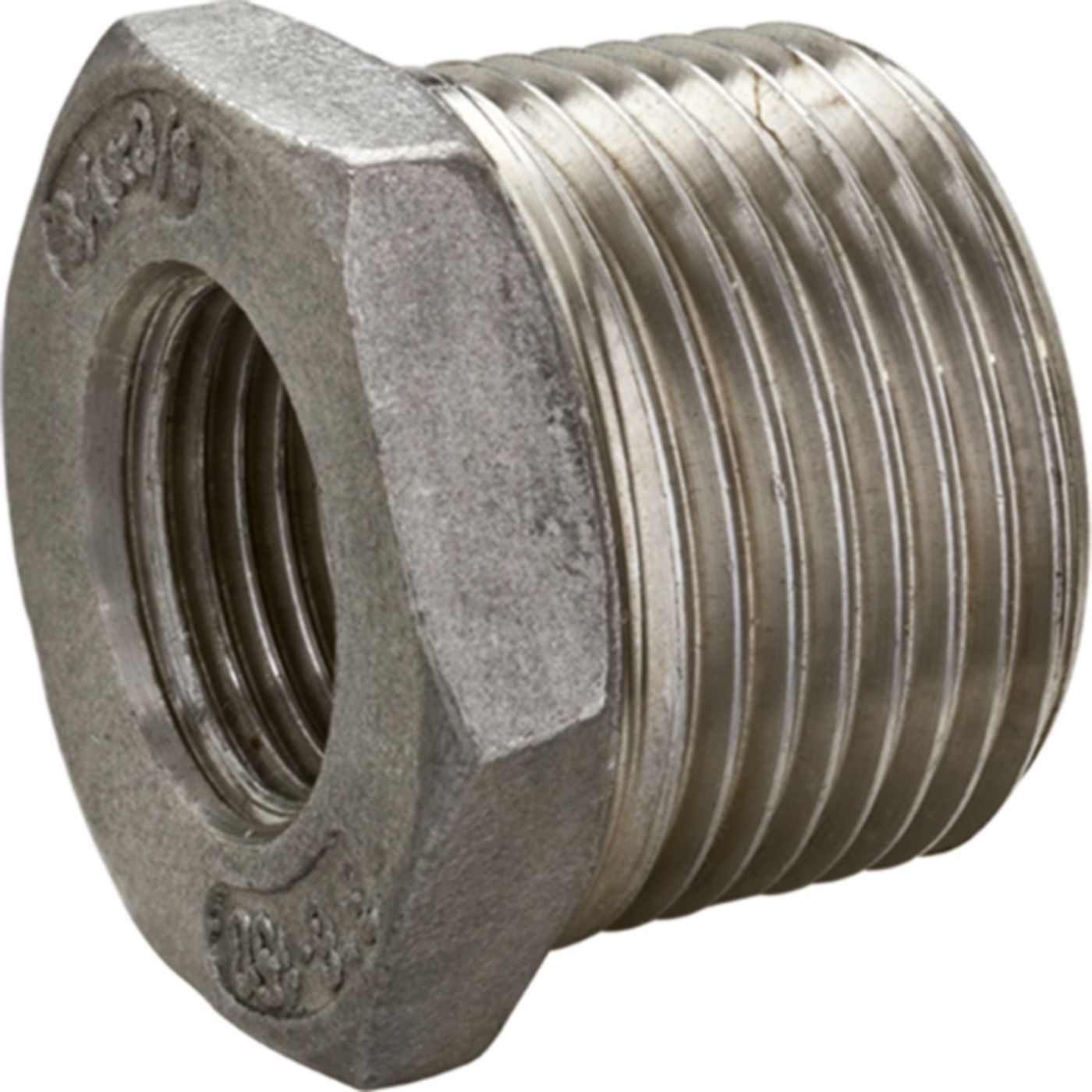 Reduktionsnippel Nr. 241 rostfrei - mit Innen- und Aussengewinde