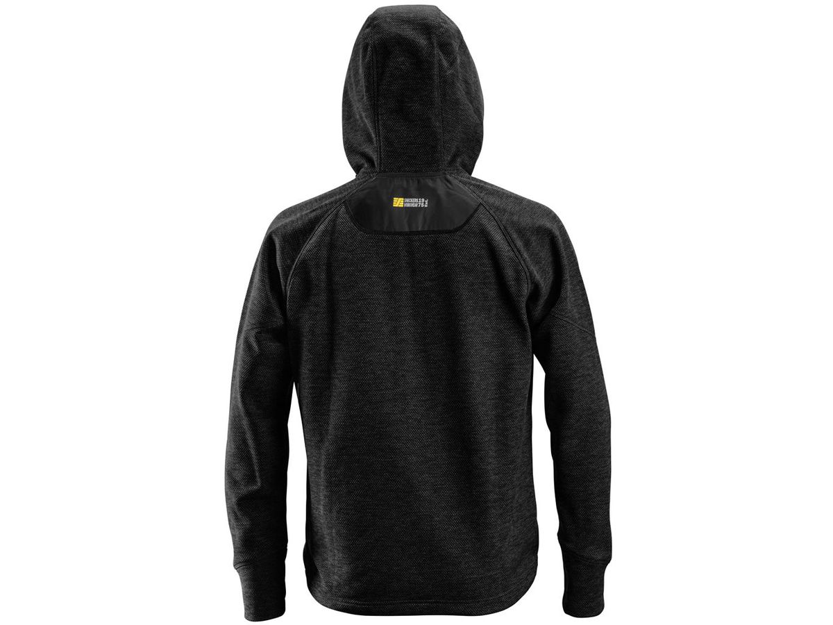 Flexi Work Fleece Hoodie, Gr. S - schwarz, 100% PES, 210 g/m²