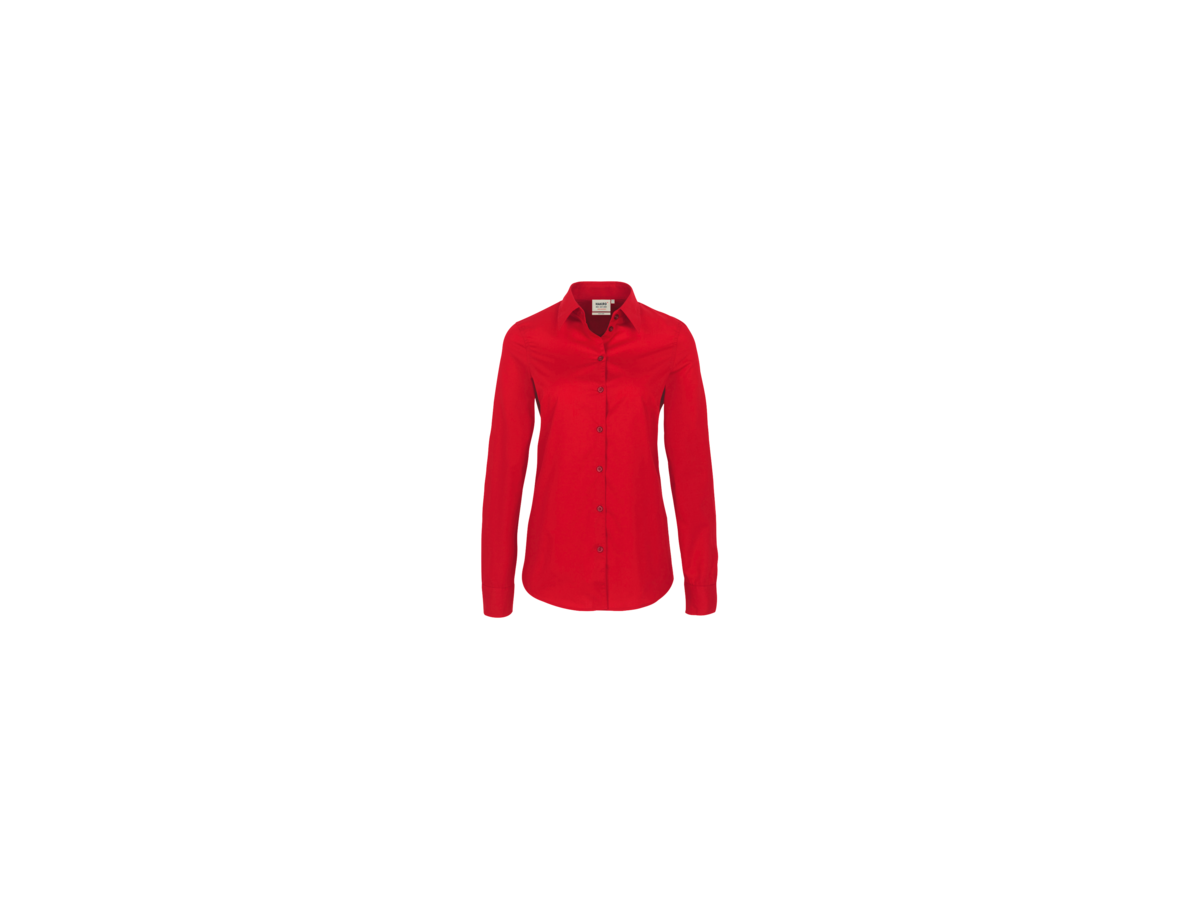 Bluse 1/1-Arm Performance Gr. 6XL, rot - 50% Baumwolle, 50% Polyester, 120 g/m²