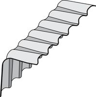 Welleternit Wellwinkel 90° - Typ OA 24, Amber N2012
