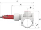 Abzweig-T-Stück FLAMCO T-plus Messing - Innengewinde