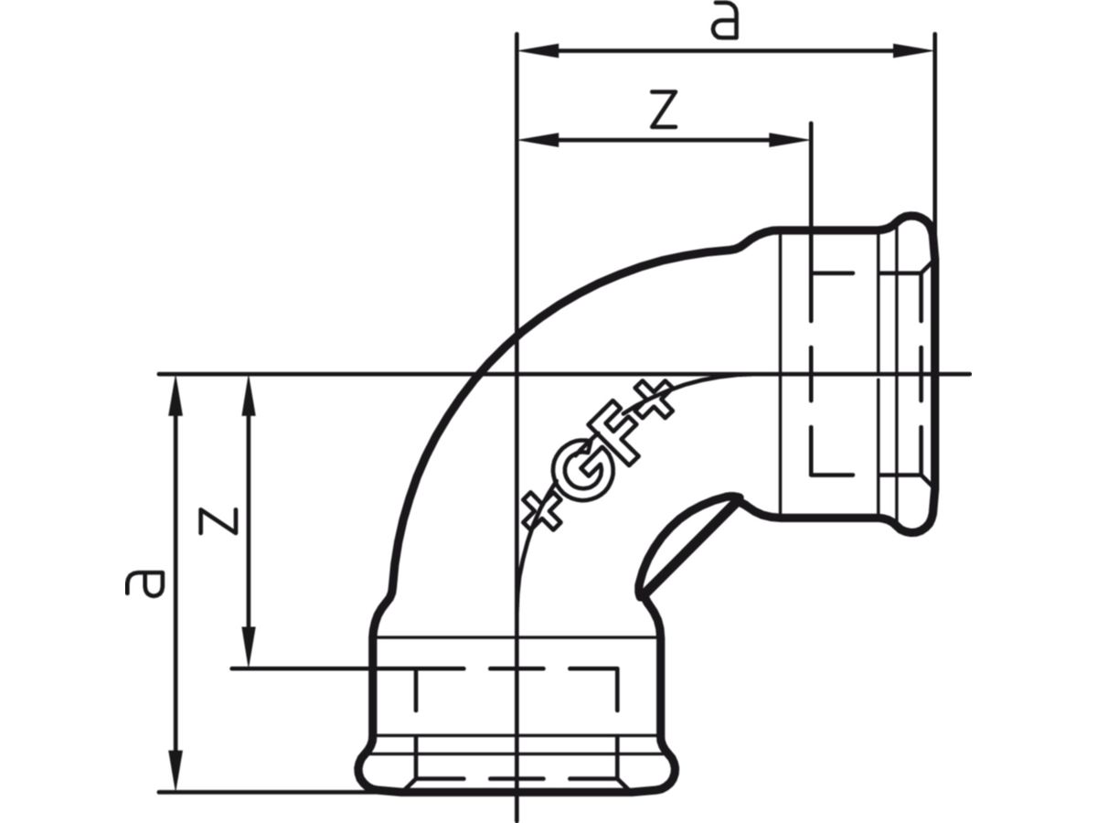 Bogen +GF+ schw. Nr. 2a 5/4"