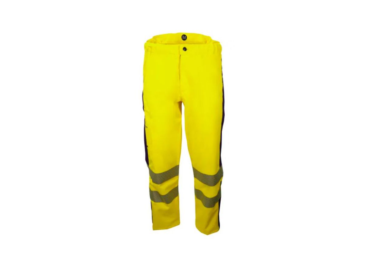 Warnschutz-Regenhose BORMIO SAFETY - HiVis gelb/dunkelblau, Uetliberg