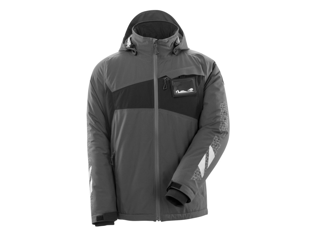 Winterjacke leicht CLIMASCOT Gr. M - dunkelanth./schwarz, 100% PES, 115 g/m2