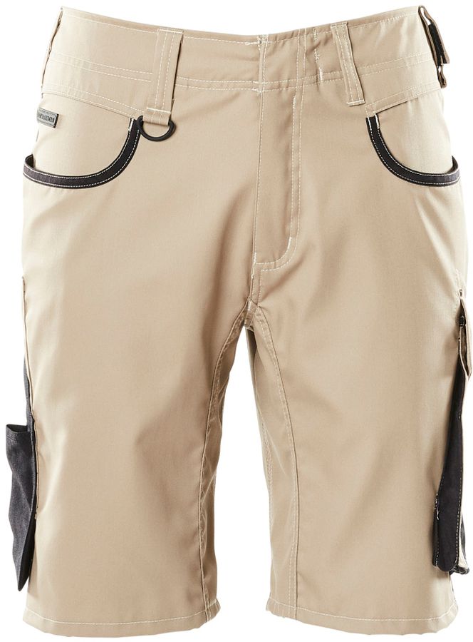 Shorts zweifarbig, extra leicht 205 g/m2 - mit Schenkeltaschen, 50% CO / 50% PES