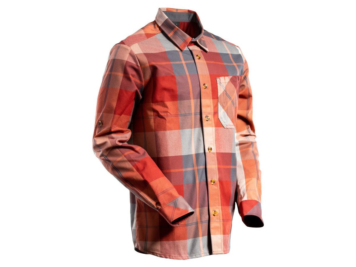 MASCOT® Hemd, herbstrot, 2XL - 60% Baumwolle/40% Polyester