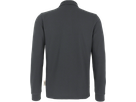 Longsleeve-Poloshirt Perf. 4XL anthrazit - 50% Baumwolle, 50% Polyester, 220 g/m²