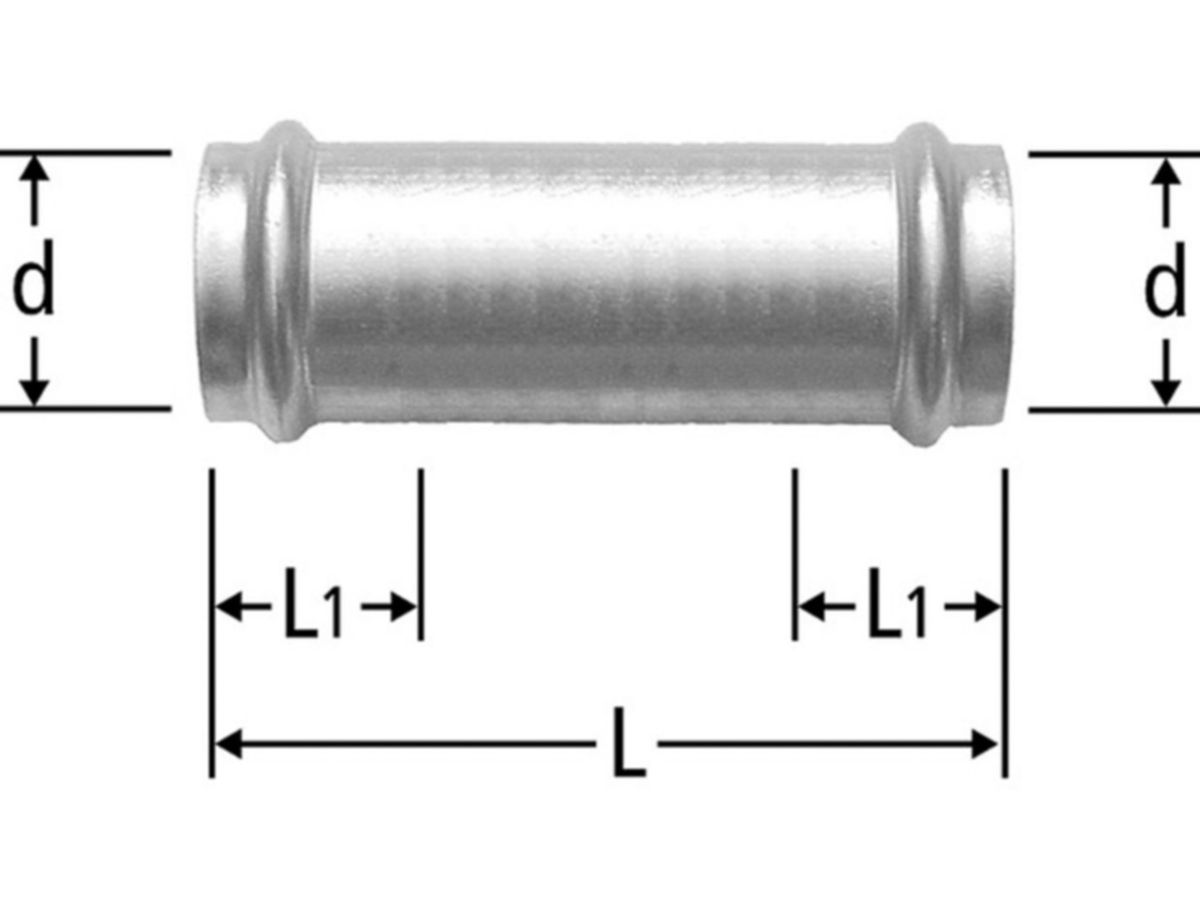 Optipress-Therm Schiebemuffe
