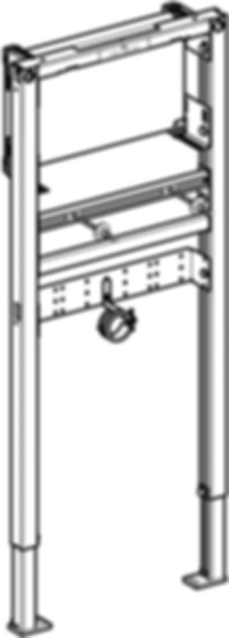 Geberit Duofix-Waschtisch-Element - für Unterputz-Wandarmatur Typ 130