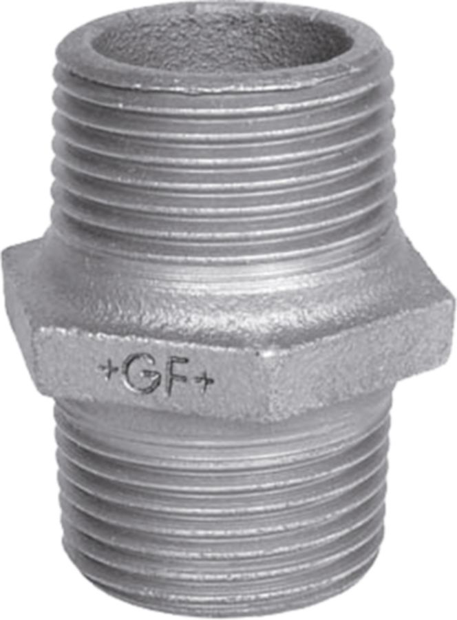 Doppelnippel +GF+ 280 verzinkt