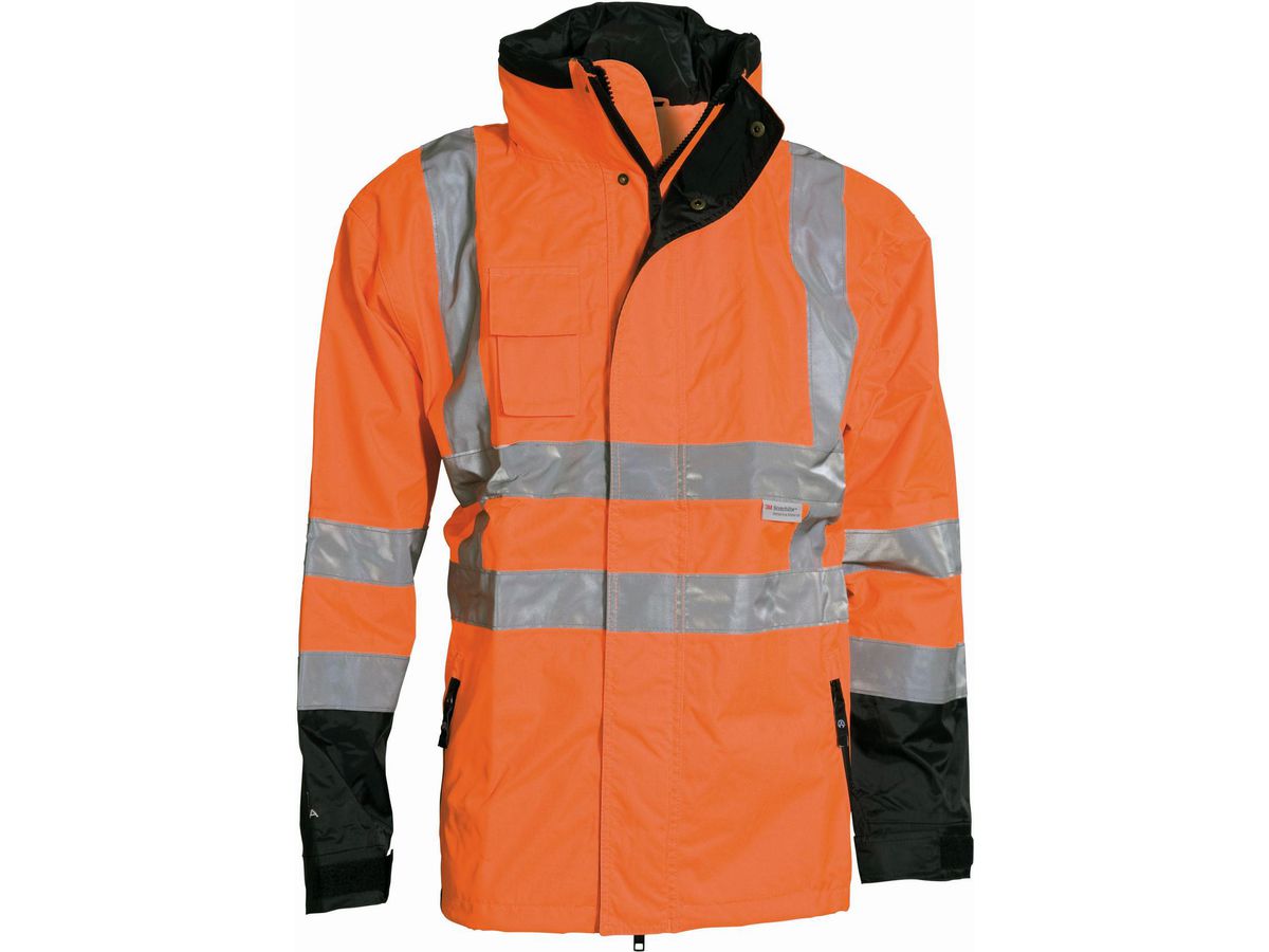 ELKA 2-in-1 Visible Xtreme Jacke Orange - 100% Polyester,Teflon beschichtet, Gr. S
