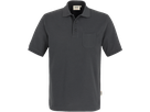 Pocket-Poloshirt Perf. Gr. XS, anthrazit - 50% Baumwolle, 50% Polyester, 200 g/m²