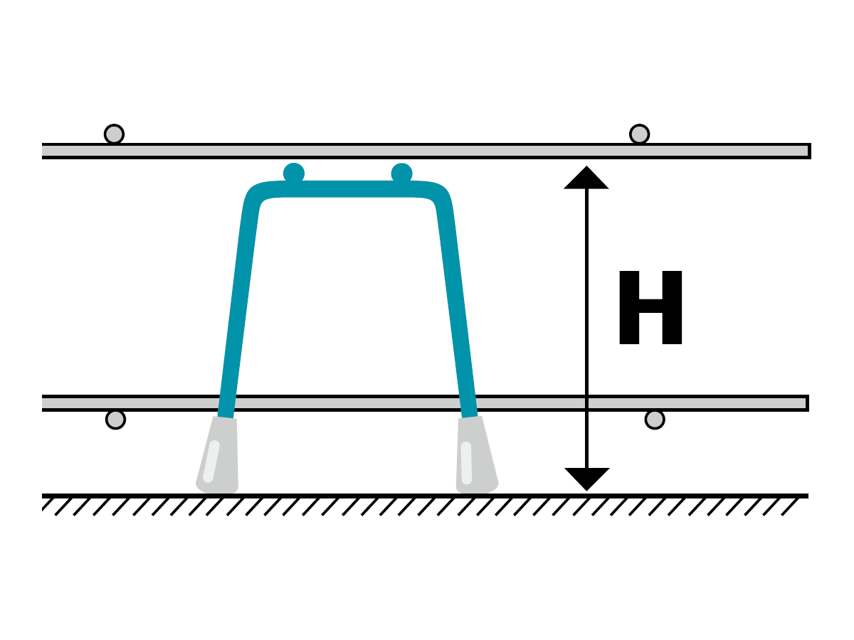 Kufu Distanzkörbe Höhe 42 cm