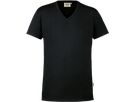 V-Shirt Stretch Gr. S, schwarz - 95% Baumwolle, 5% Elasthan, 170 g/m²