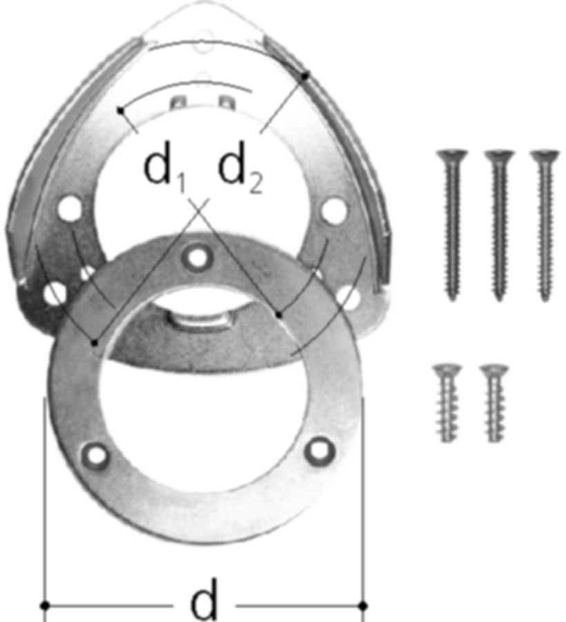 Sanipex Befestigungs-Set Gipsbau