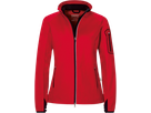 Damen-Light-Softsh.jacke Sidney 3XL rot - 100% Polyester, 170 g/m²