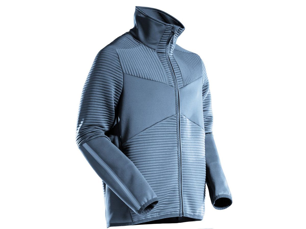 MASCOT® Fleecepullover, steinblau 4XL - 100% Recyceltes Polyester