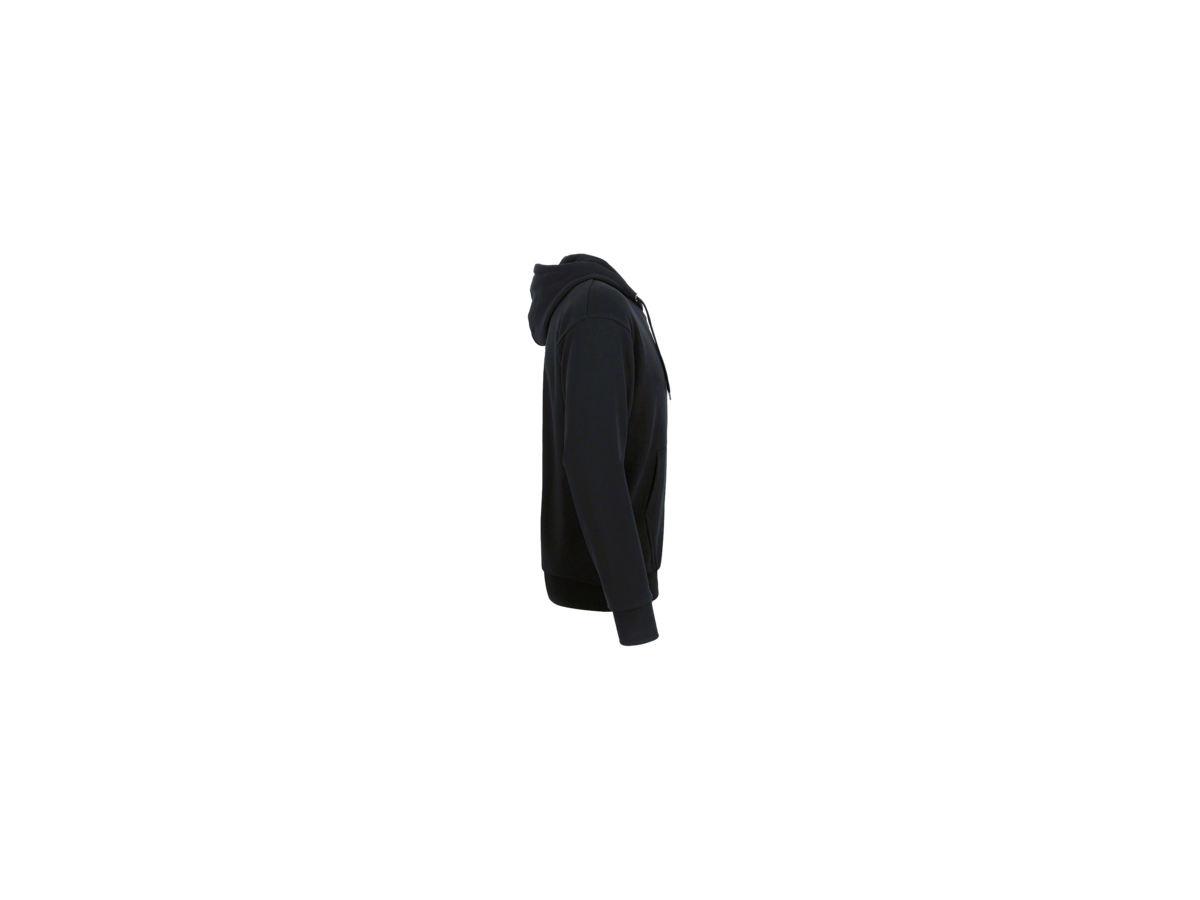 Kapuzen-Sweatjacke Premium S schwarz - 70% Baumwolle, 30% Polyester