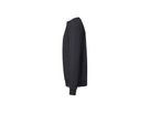 Sweatshirt Bio-Baumwolle GOTS Gr. L - karbongrau,75% Baumw.(Bio),25% Poly.recy