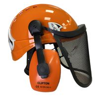 Waldarbeiter-Helm-Set MONTANA Forest I - mit Gitter und Gehörschutz