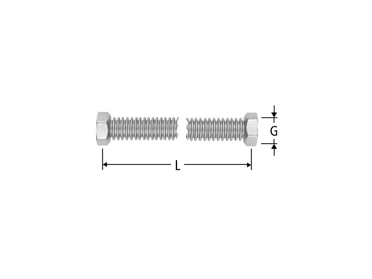 Wellrohr PN 10 mit losen Muttern - flachdichtend, EPDM-Flachdichtungen