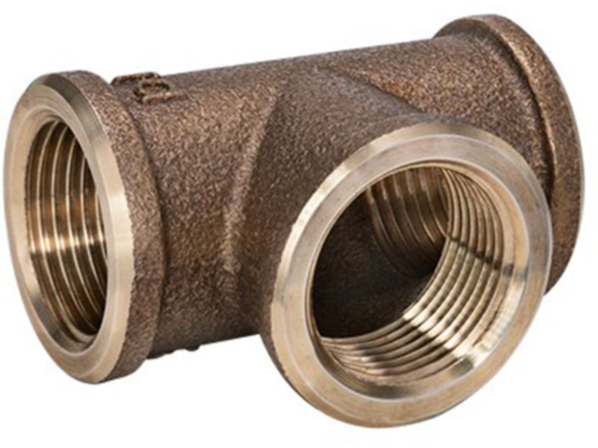 Rotguss-T-Stück Nr.  130    1/2"