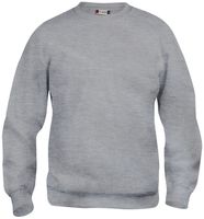 CLIQUE Basic Roundneck Sweatshirt Gr 2XL - graumeliert, 65% PES / 35% CO, 280 g/m²