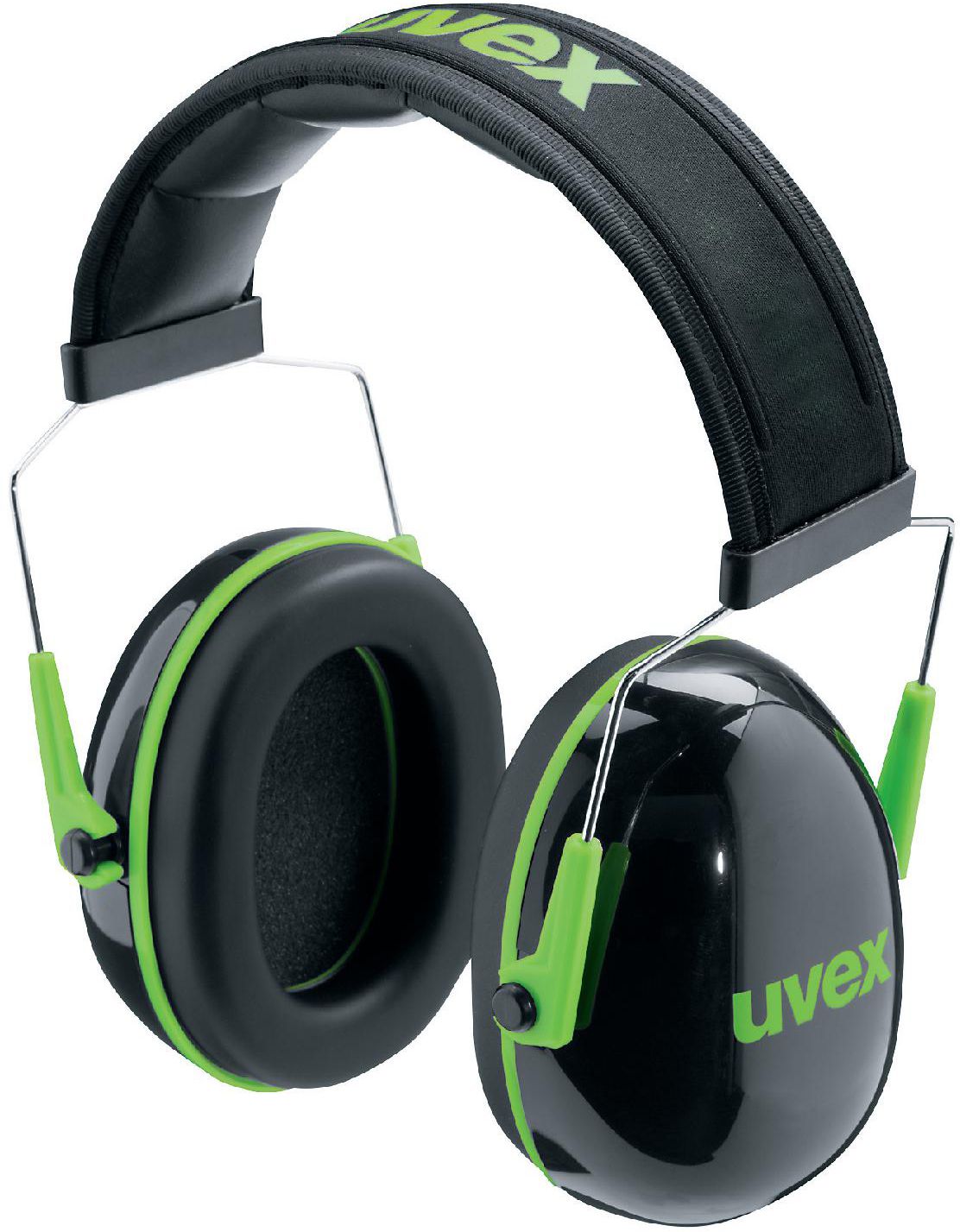 UVEX K1 Kapselgehörschutz SNR 28 dB - schwarz/grün