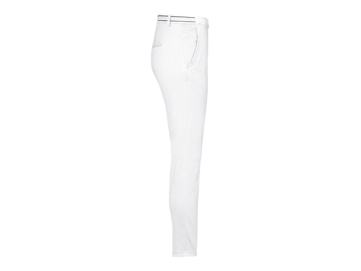 Damen 7/8-Hose Stretch, Gr. XS - weiss