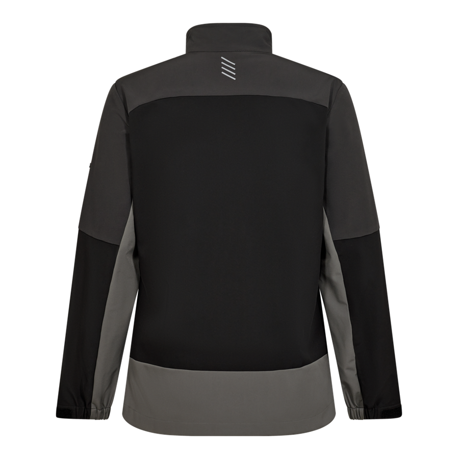 ENTIRE Damen Softshelljacke Gr. S - Schwarz/Anthrazit Grau