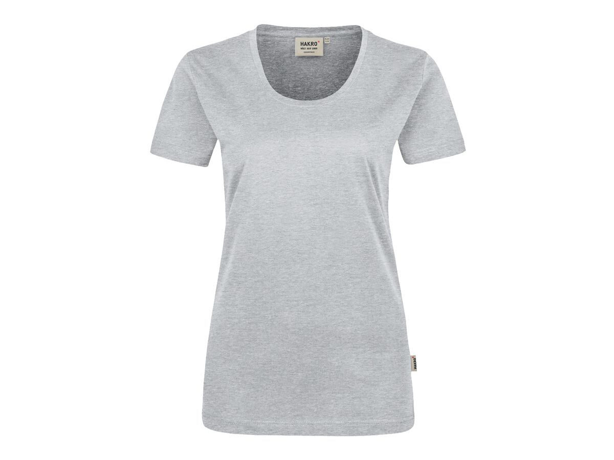 Damen T-Shirt Classic, Gr. S - ash meliert