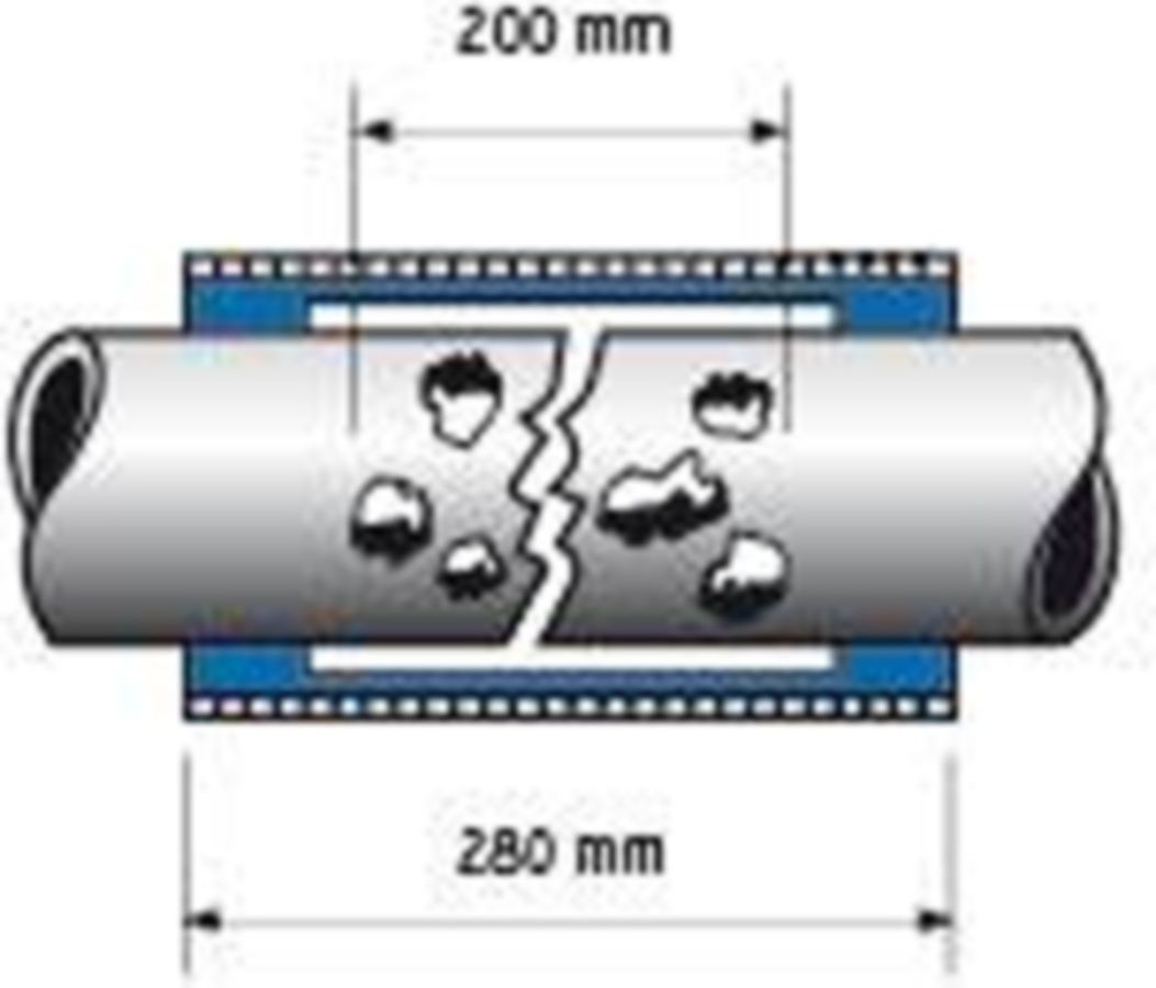 Reparaturkupplungen AQUAFORM RepaFlex 12 - Long