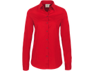 Bluse 1/1-Arm Performance Gr. XL, rot - 50% Baumwolle, 50% Polyester, 120 g/m²