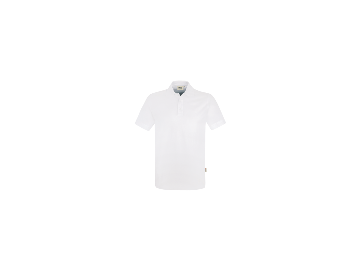 Poloshirt Stretch Gr. L, weiss - 94% Baumwolle, 6% Elasthan, 190 g/m²