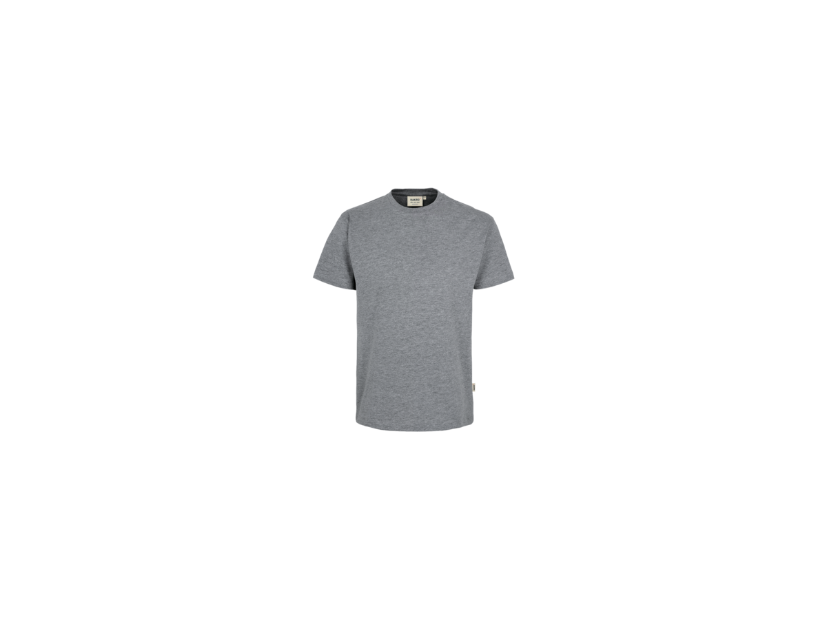 T-Shirt Heavy Gr. L, grau meliert - 85% Baumwolle, 15% Viscose, 190 g/m²