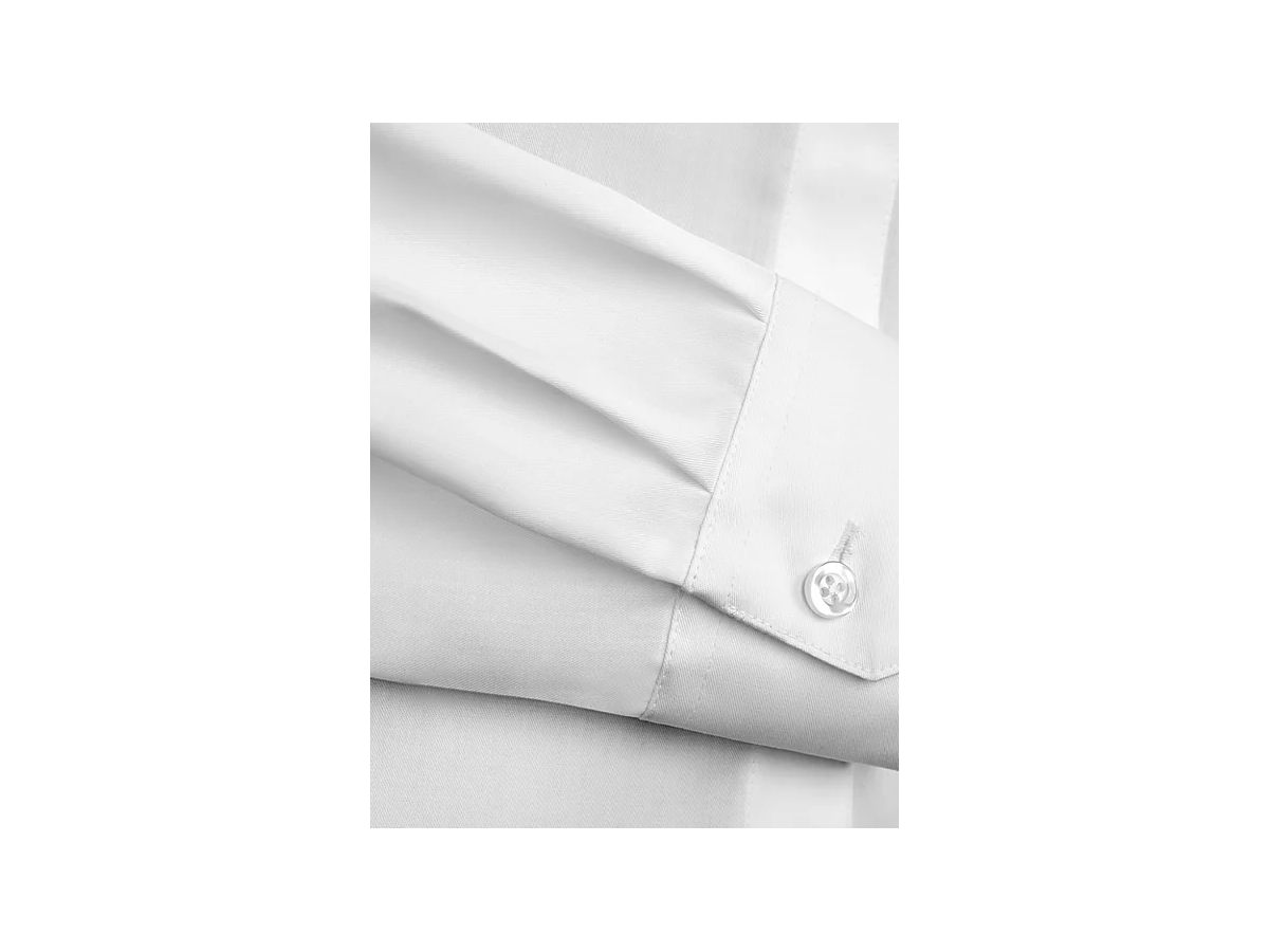 BELLE Damenbluse langarm Grösse 42 (XL) - 0100-weiss, Smellproof Plus