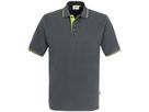 Poloshirt Casual rot/schwarz Gr. XL - 100% Baumwolle, 200 g/m²