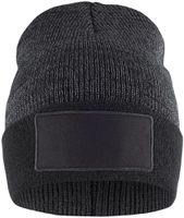 CLIQUE HUBERT Reflective Strickmütze - mit Aufnäher zum bedrucken