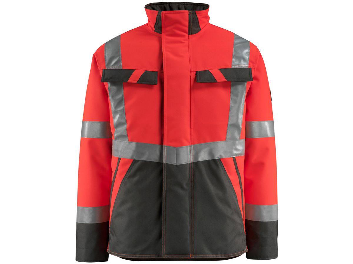 Penrith Pilotjacke rot/dunkelanthrazit - Grösse L, 100% Polyester, 190 g/m²