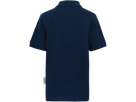 Kids-Poloshirt Classic Gr. 128, tinte - 100% Baumwolle, 200 g/m²