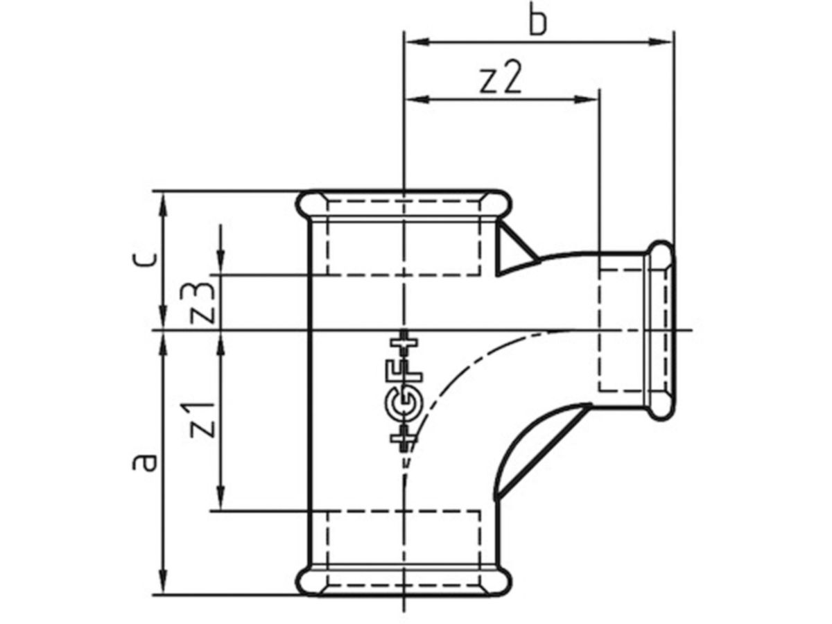 Bogen-T +GF+ 131 vezinkt