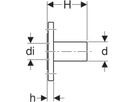 MPF-Flansch mit Steckende 88.9 mm - DN 80, PN 10/16