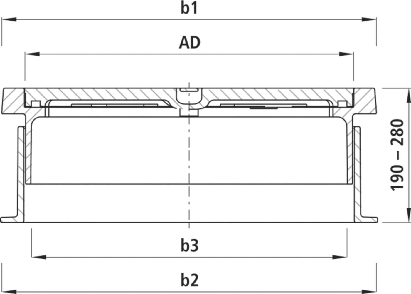 Strassenkasten für Hawle-Combi - 4550