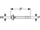 Geberit GIS-Schwerlastanker M8